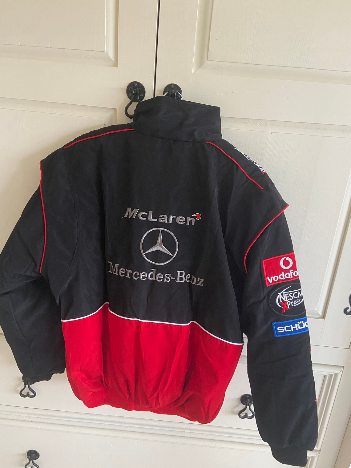 Rare Vintage Black and Red Mercedes AMG F1 Racing/bomber - Etsy
