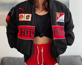 vintage racer jacket womens