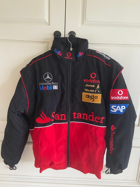 Rare Vintage Black and Red Mercedes AMG F1 Racing/bomber - Etsy