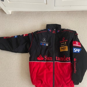 Rare Vintage Black and Red Mercedes AMG F1 Racing/bomber - Etsy