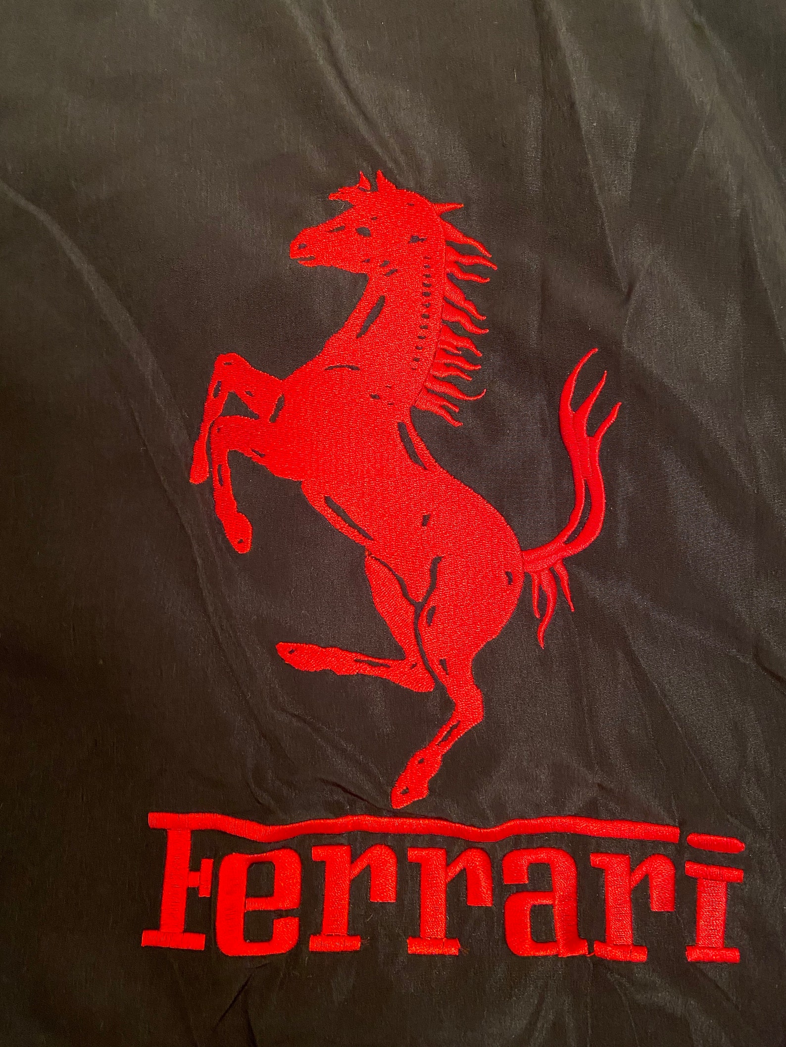 Rare Vintage Black and Red Ferrari Racing/bomber Jacket Size - Etsy UK