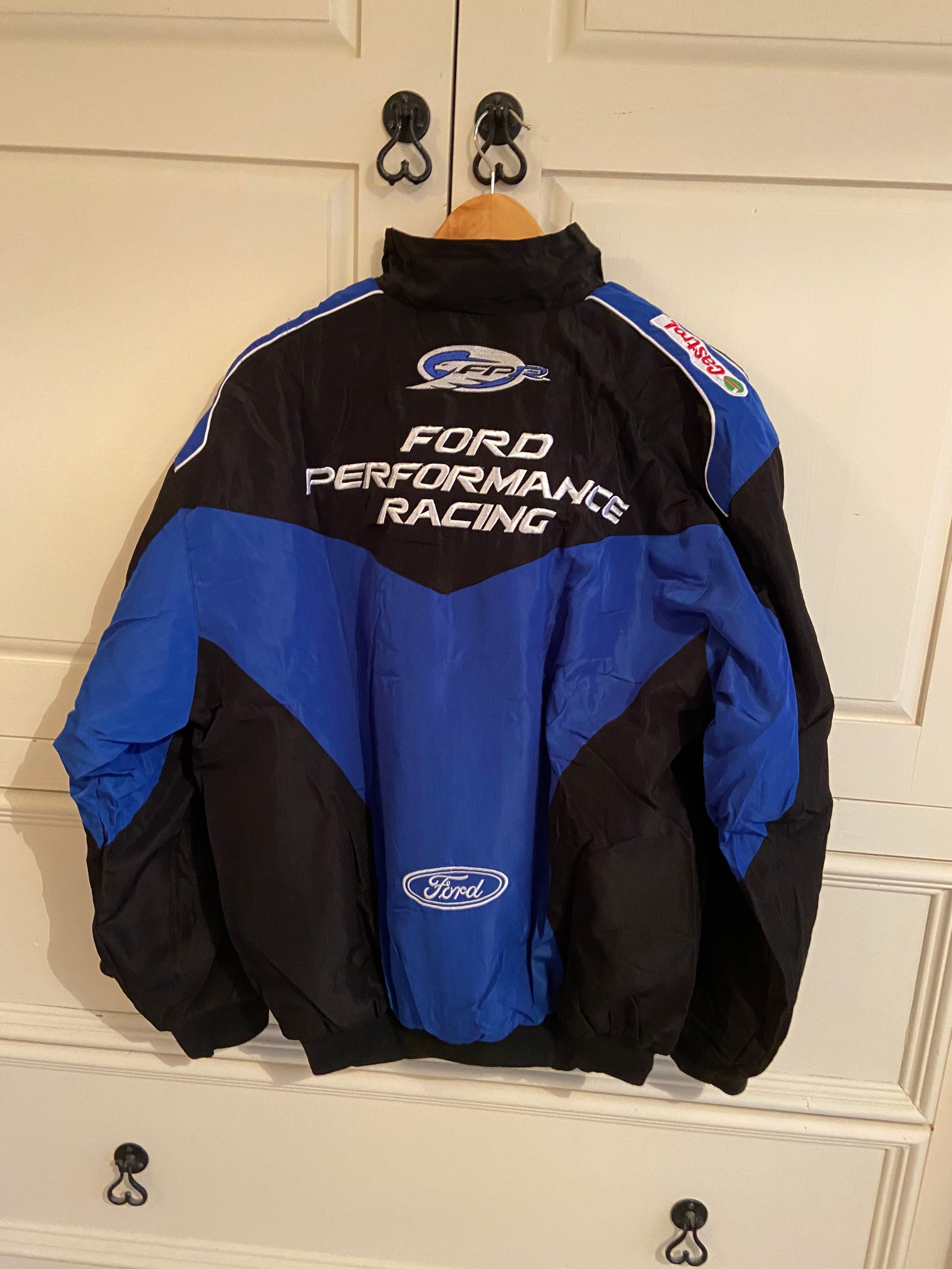 Vintage Navy/blue Ford Performance Racing/bomber Jacket Size - Etsy UK