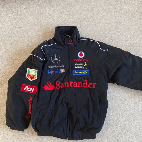 Rare Vintage Black and Red Mercedes AMG F1 Racing/bomber - Etsy