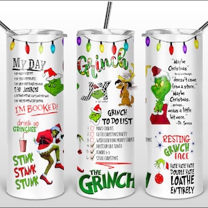 Christmas Collage Tumbler Wrap -20 oz Sublimation Tumbler Wrap -PNG Digital File