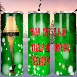 A Christmas Story Leg Lamp Sublimation PNG digital design