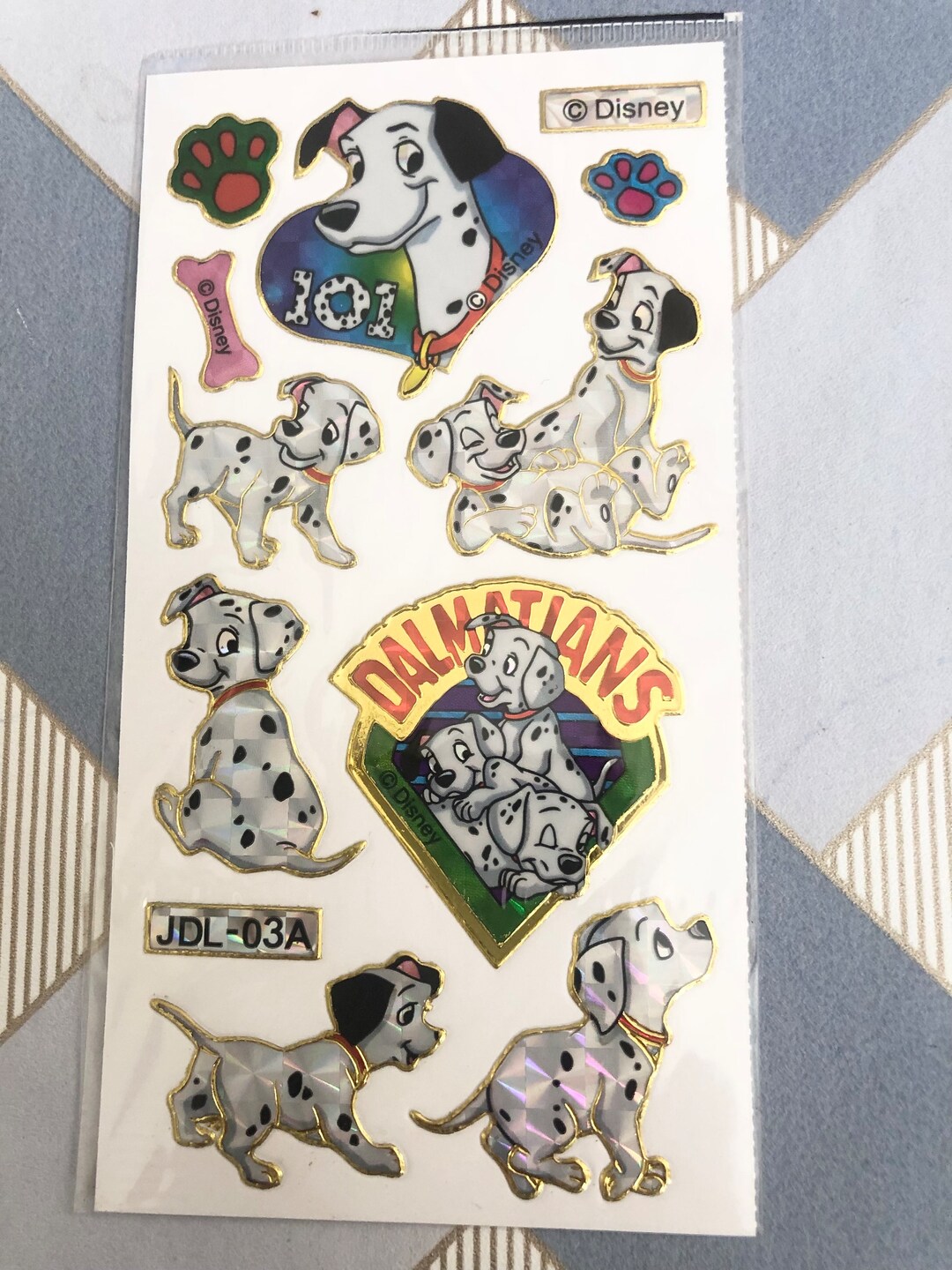 Vintage Stickers 101 Dalmatians New Etsy