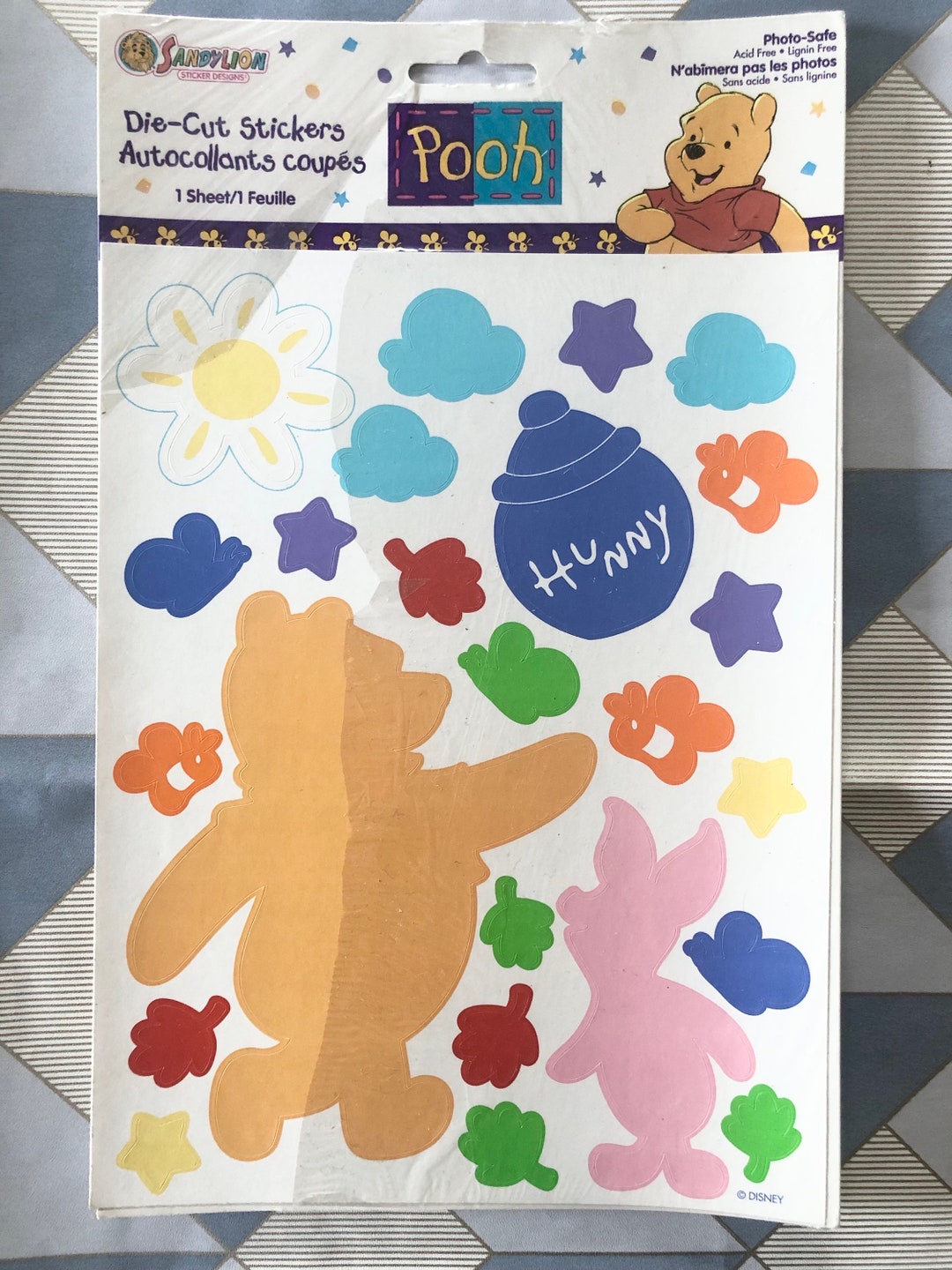 Vintage Sandylion Winnie the Pooh Decals Etsy