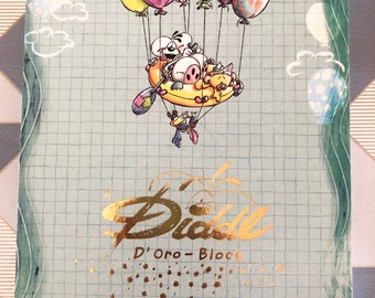 Diddl - Peluche porte-clef - Diddl et son fromage - 17cm