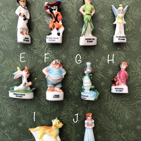 Fèves française - Miniatures figurines Disney Peter Pan