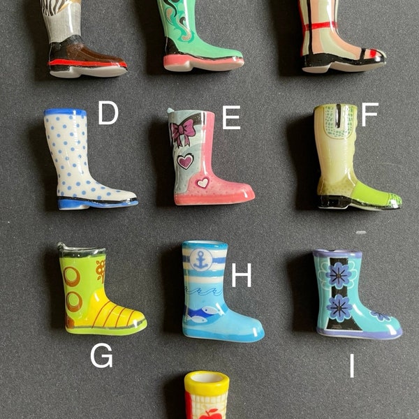 Fèves françaises - Miniatures figurines Chaussures Bottes
