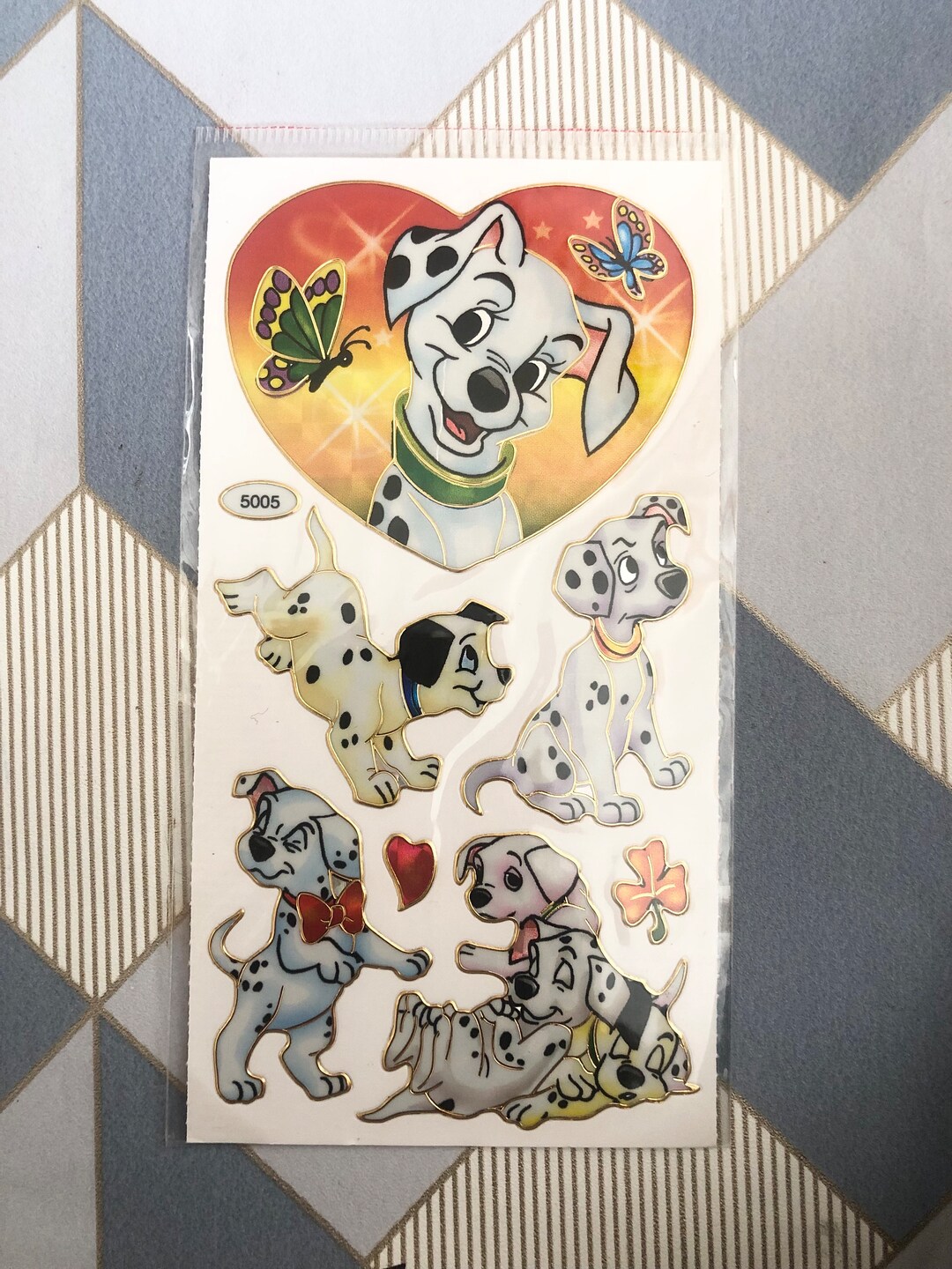 Vintage Stickers 101 Dalmatians New Etsy