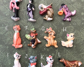 French beans - Miniature figurines The Aristocats Disney vintage
