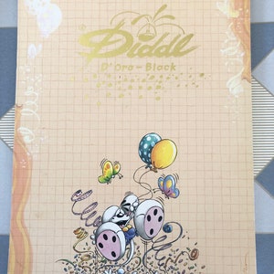 Vintage Medium single sheet of Diddl paper