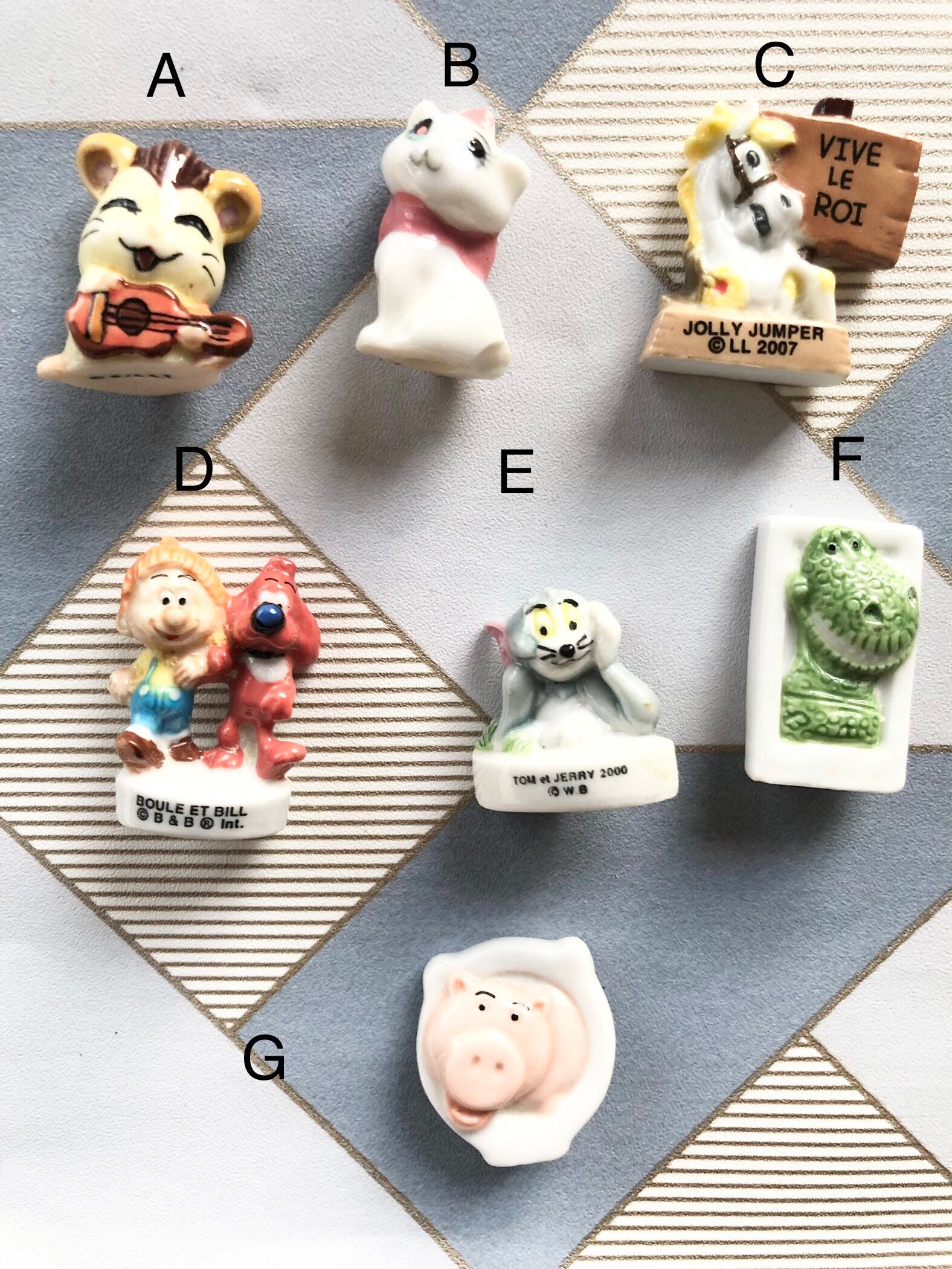 French Beans Disney Miniature Figurines Etsy