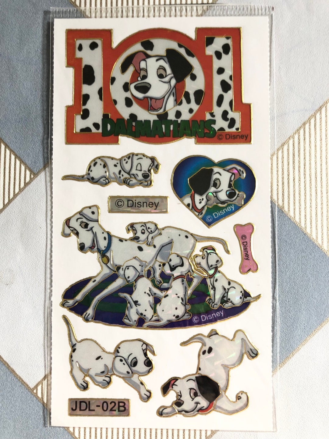 Vintage Stickers 101 Dalmatians New Etsy