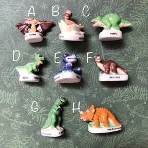 French beans - Miniature Disney figurines Petit Pied the dinosaur