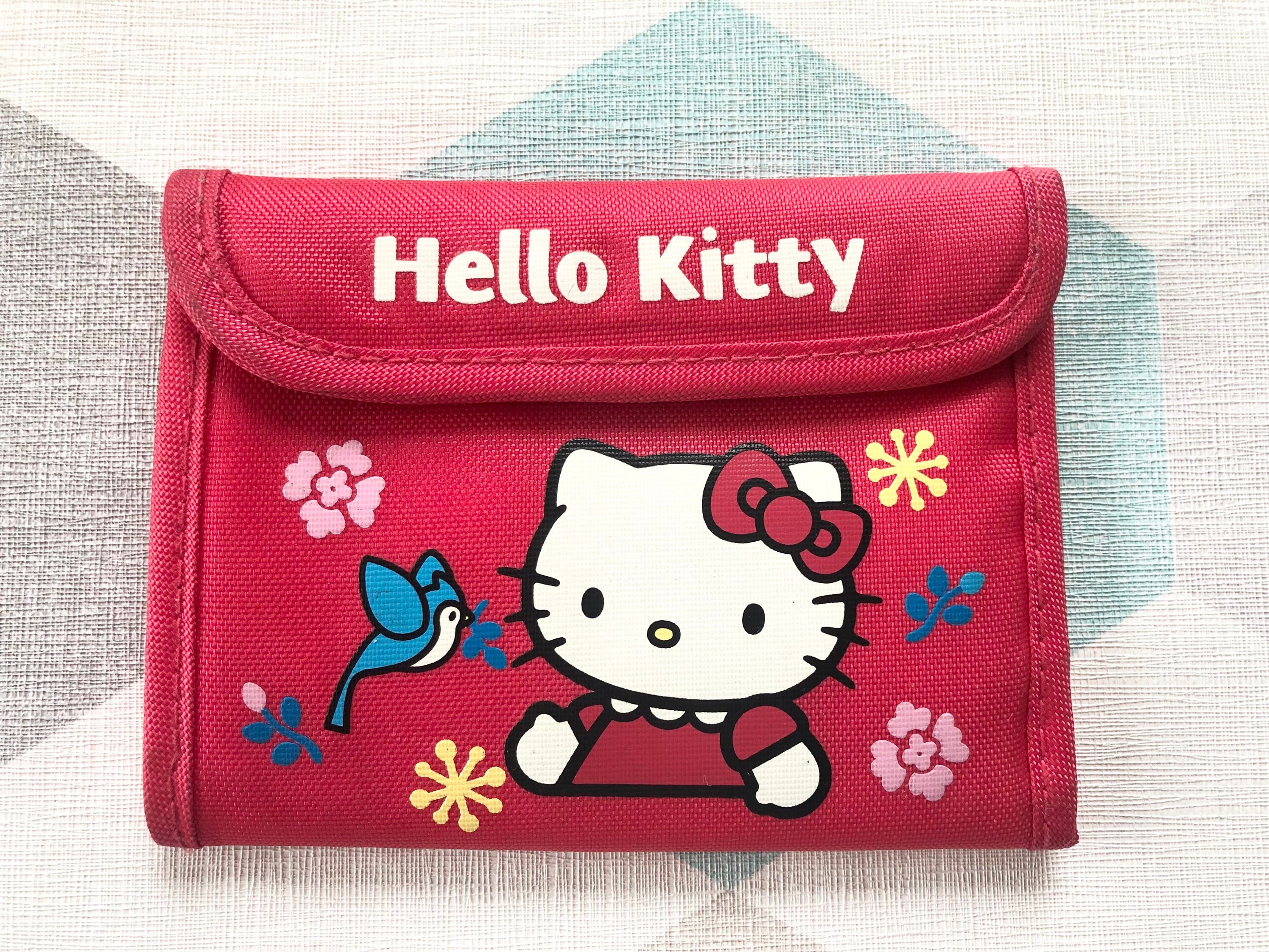 Vintage 2001 Sanrio Hello Kitty Pink Pencil Bag