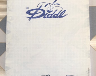 Vintage Medium single sheet of Diddl paper