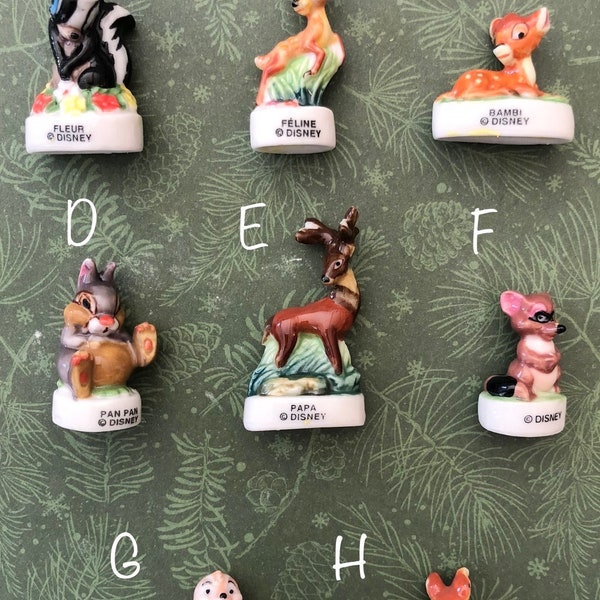 French beans - Vintage Disney Bambi figurine miniatures