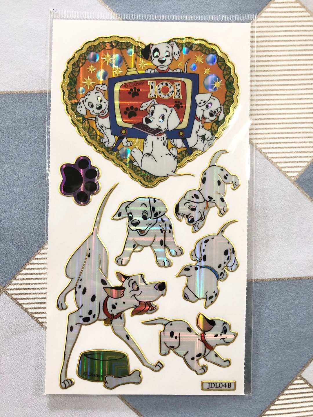 Vintage Stickers 101 Dalmatians New Etsy