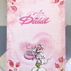 Vintage Little single sheet of Diddl paper