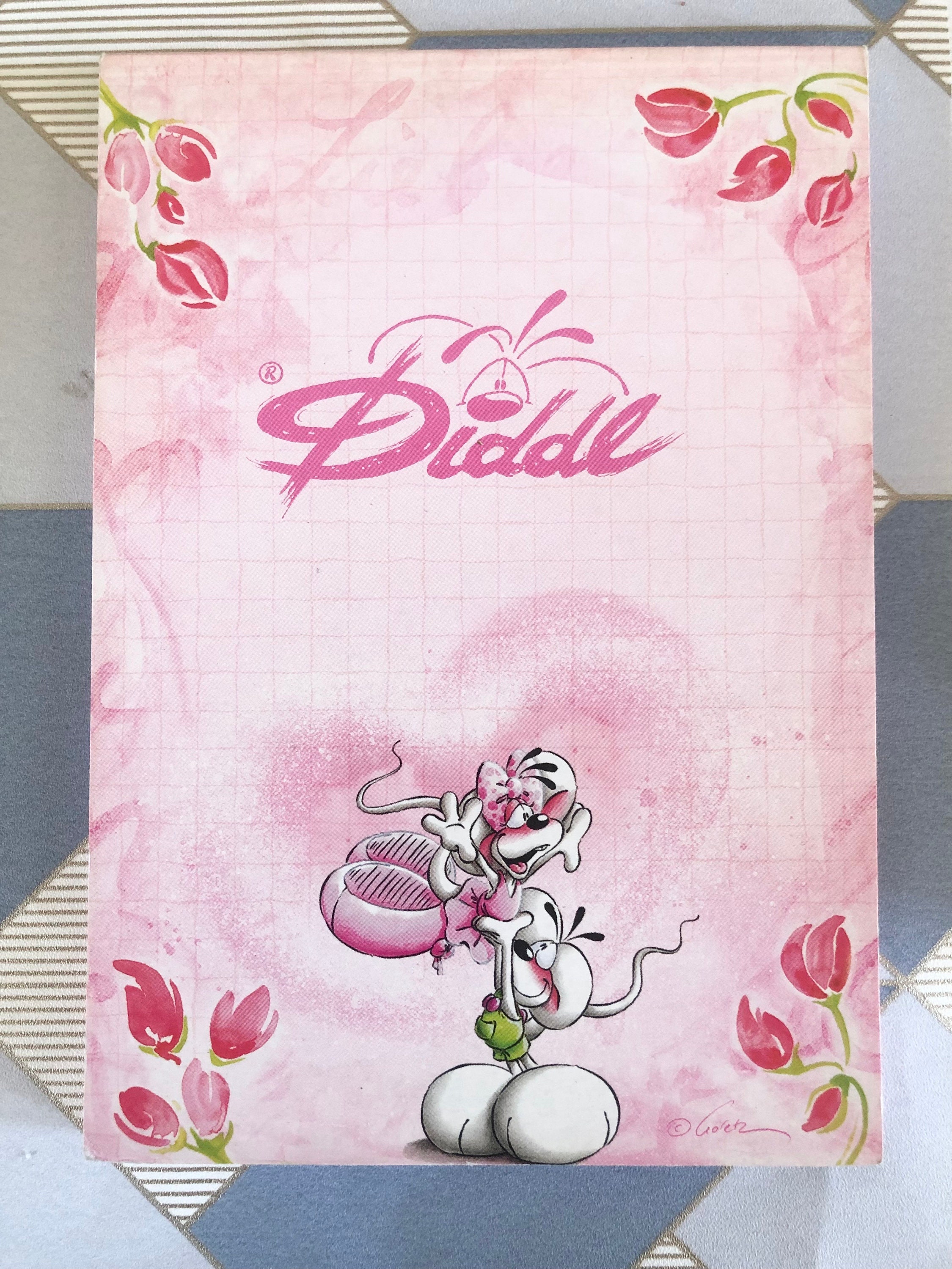 Vintage Little single sheet of Diddl paper