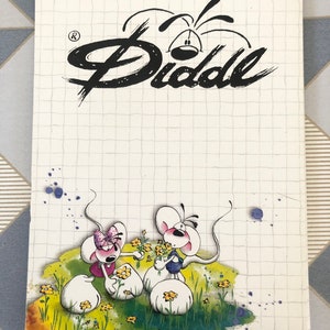 Vintage Little single sheet of Diddl paper