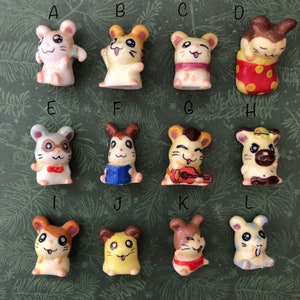 Snijbonen - Miniatuur Hamtaro-beeldjes