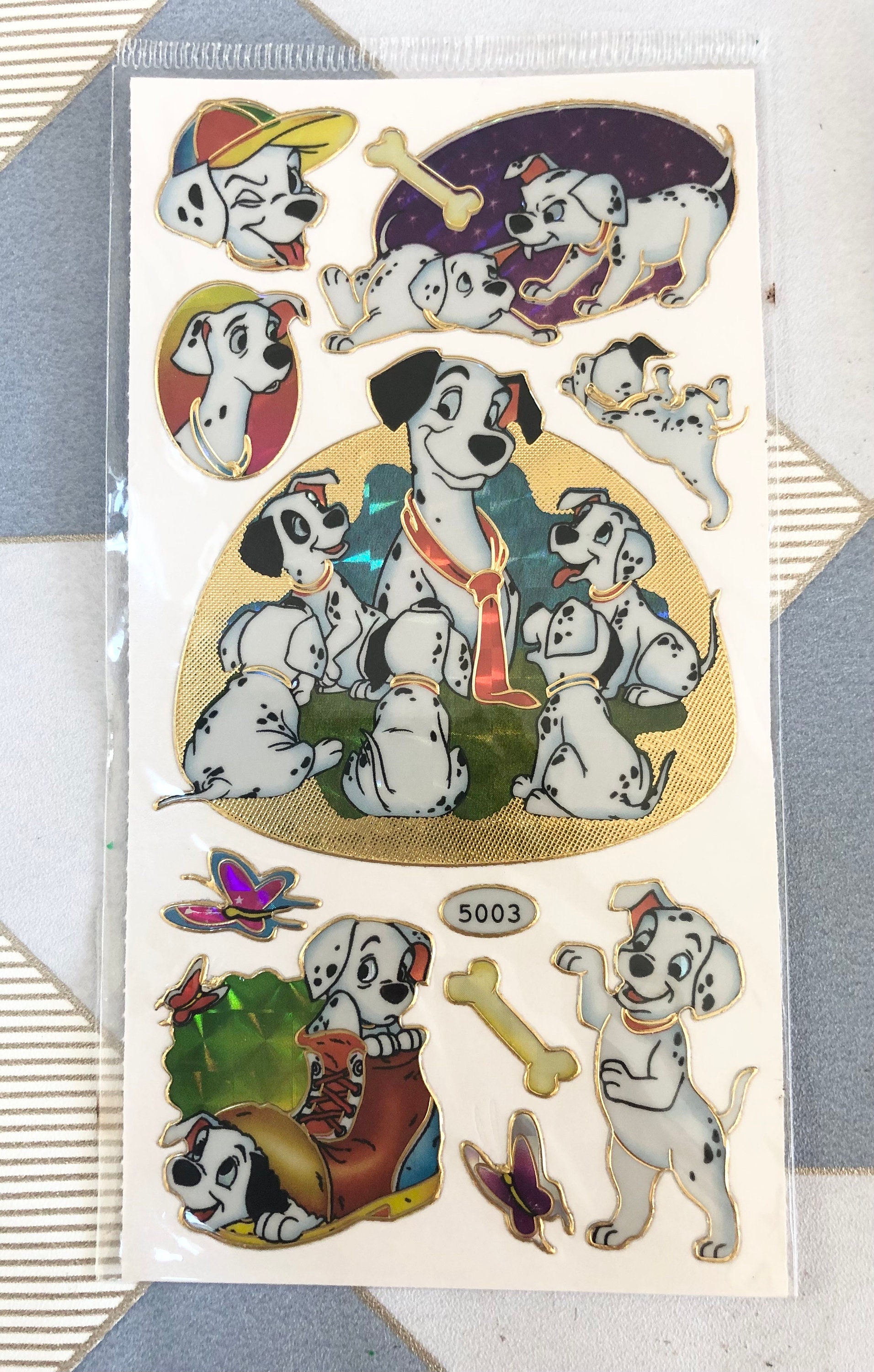 Vintage Stickers 101 Dalmatians New Etsy
