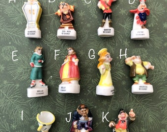 French beans - Vintage Disney Beauty & the Beast figurine miniatures