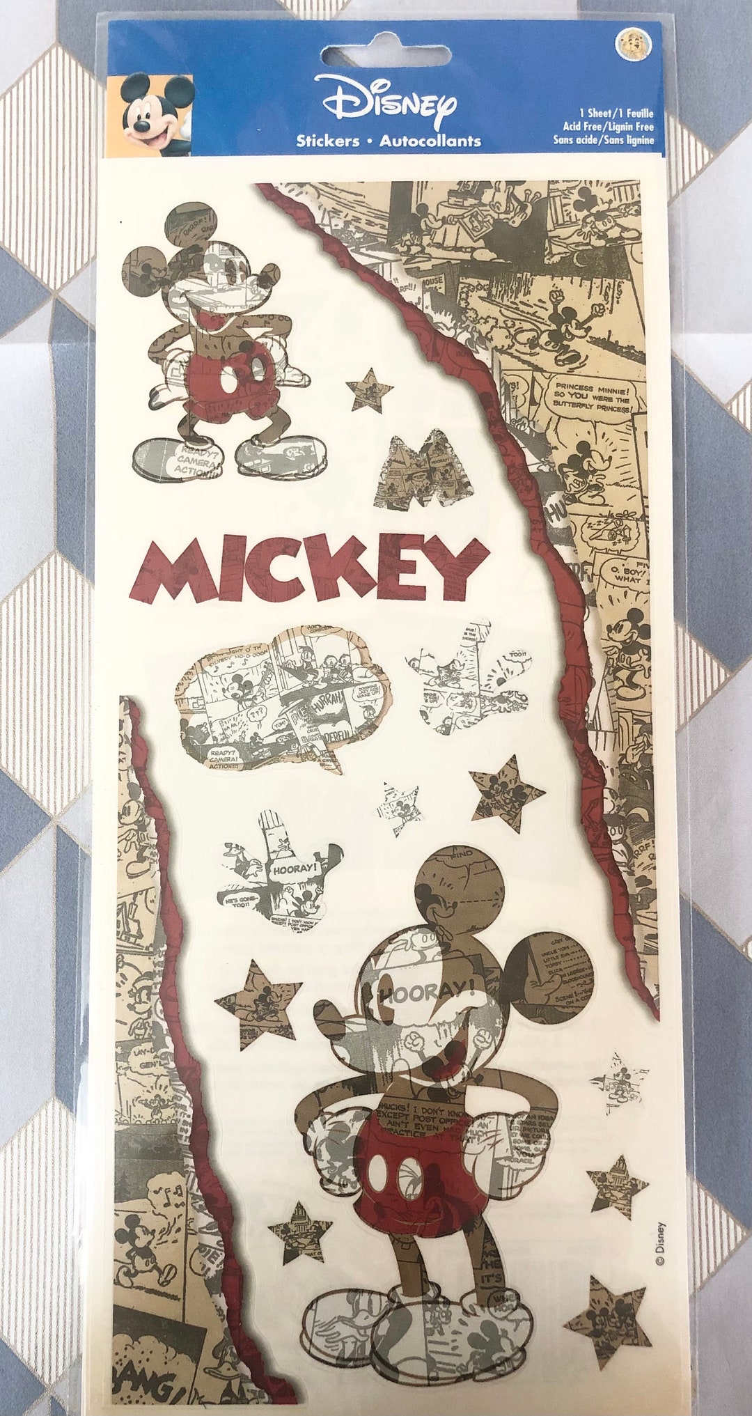 Vintage Sandylion Mickey Disney Decals Etsy