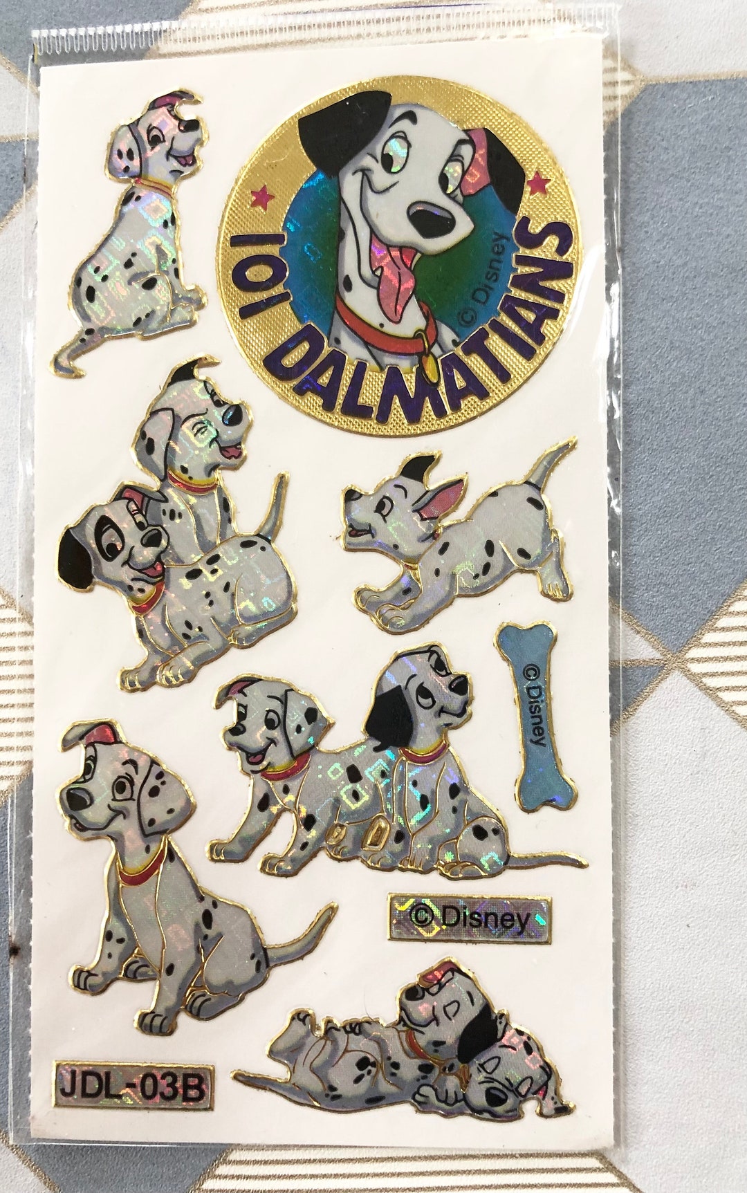 Vintage Stickers 101 Dalmatians New Etsy