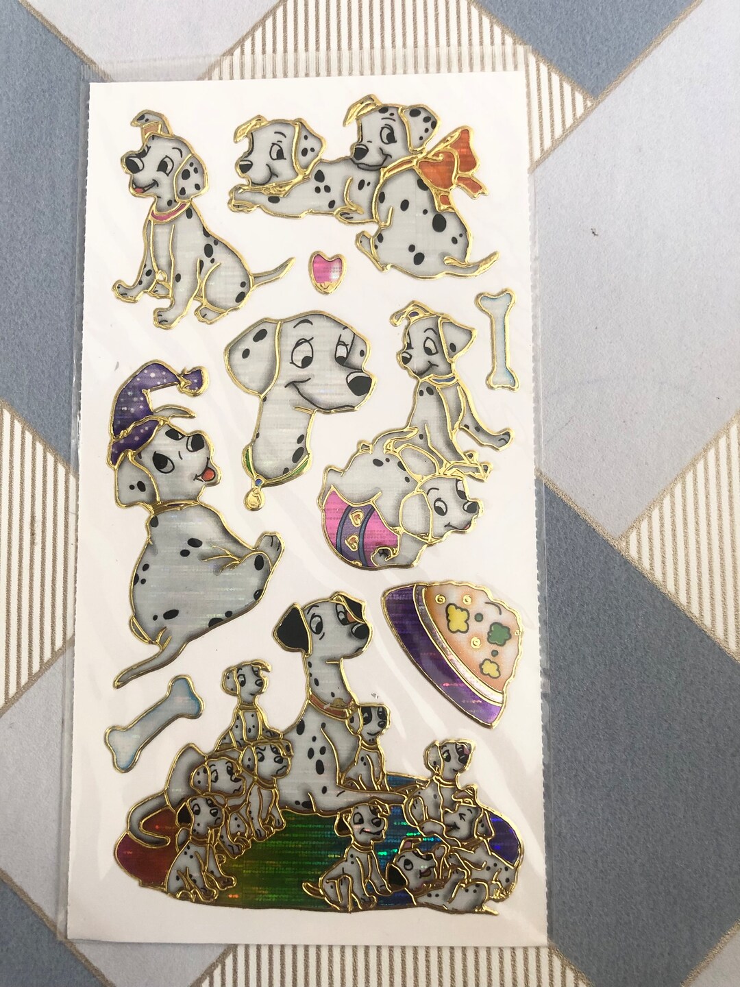 Vintage Stickers 101 Dalmatians New Etsy