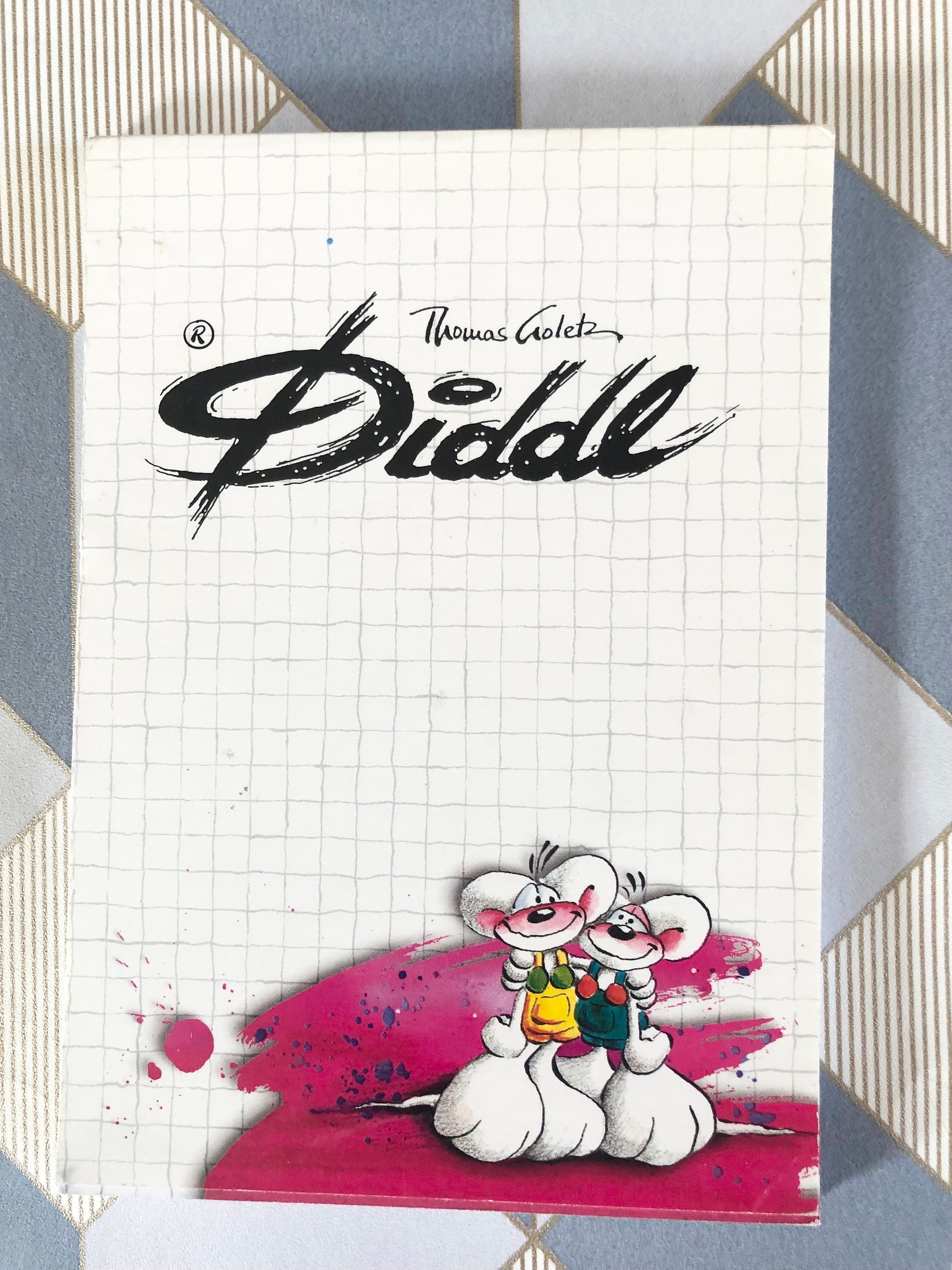 Vintage Little single sheet of Diddl paper