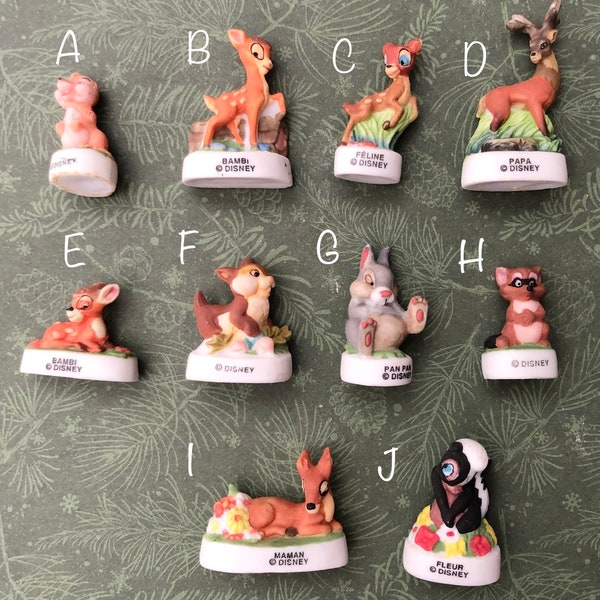 French beans - Vintage Disney Bambi figurine miniatures