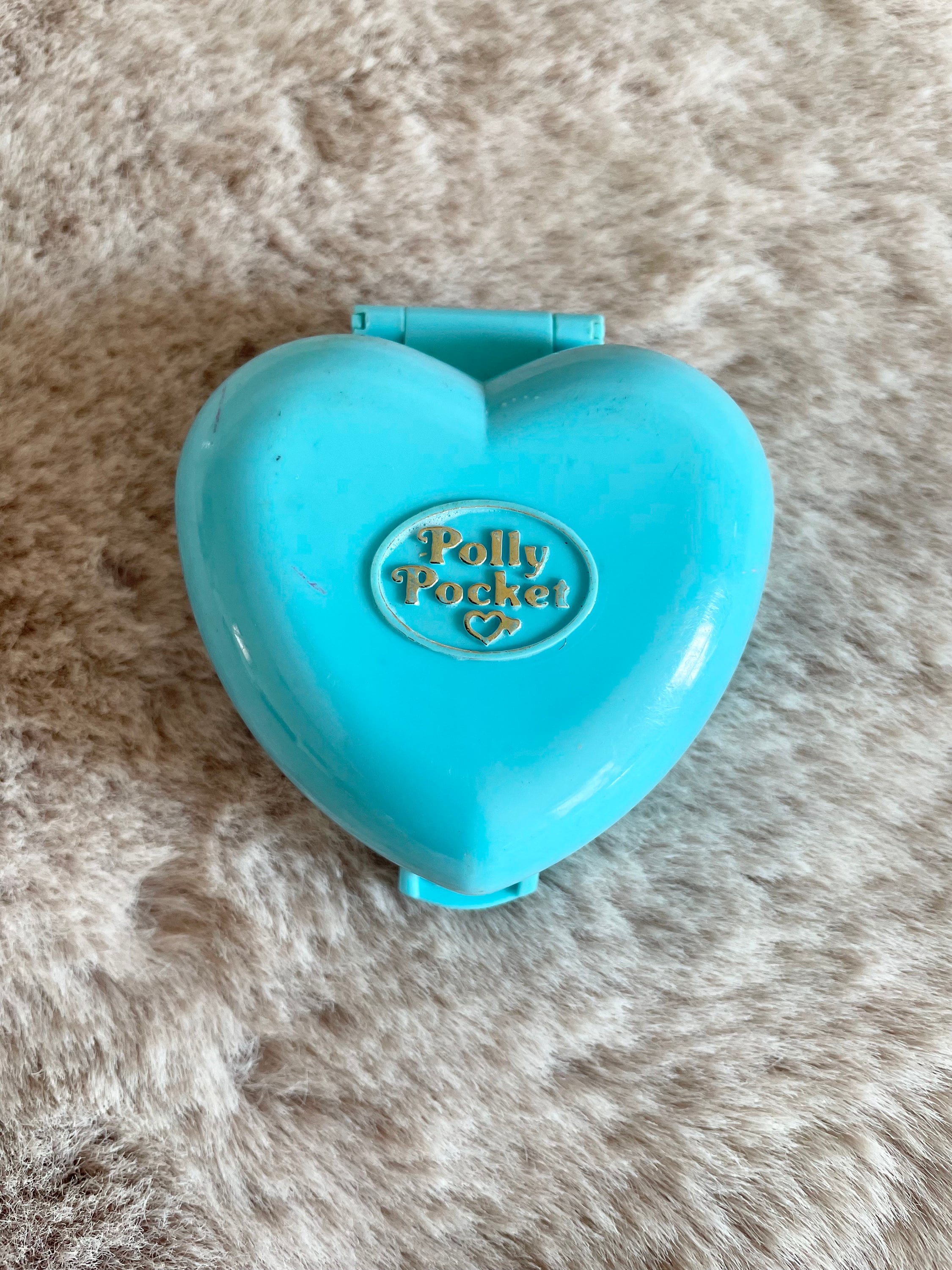 Vintage Polly Pocket Blue Heart Bluebird Singapore