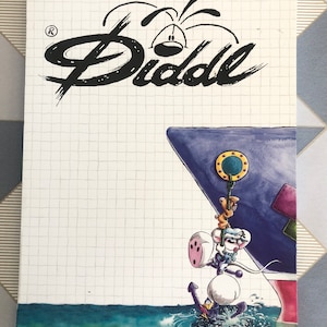 Vintage Medium single sheet of Diddl paper