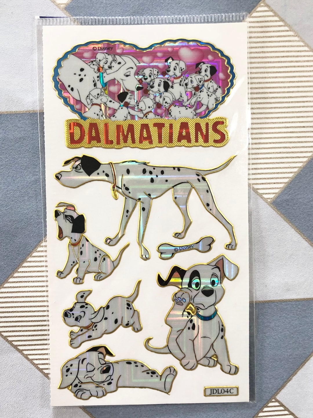 Vintage Stickers 101 Dalmatians New Etsy