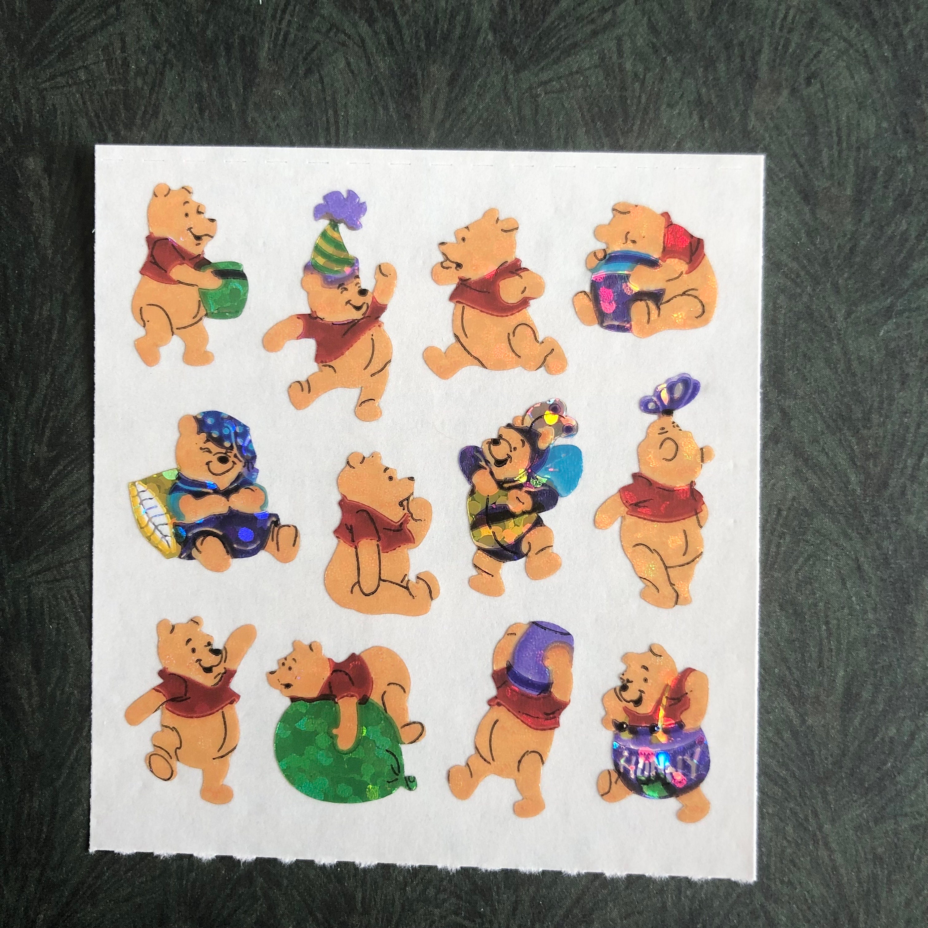 13 Stickers Pour Vitre Winnie L'ourson Disney Et Ses Amis à Prix
