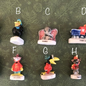 French Beans - Miniatures figurines Dumbo rare vintage Disney