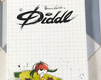 Vintage Little single sheet of Diddl paper