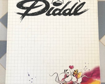 Vintage Médium single sheet of Diddl paper