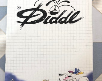 Vintage Medium single sheet of Diddl paper