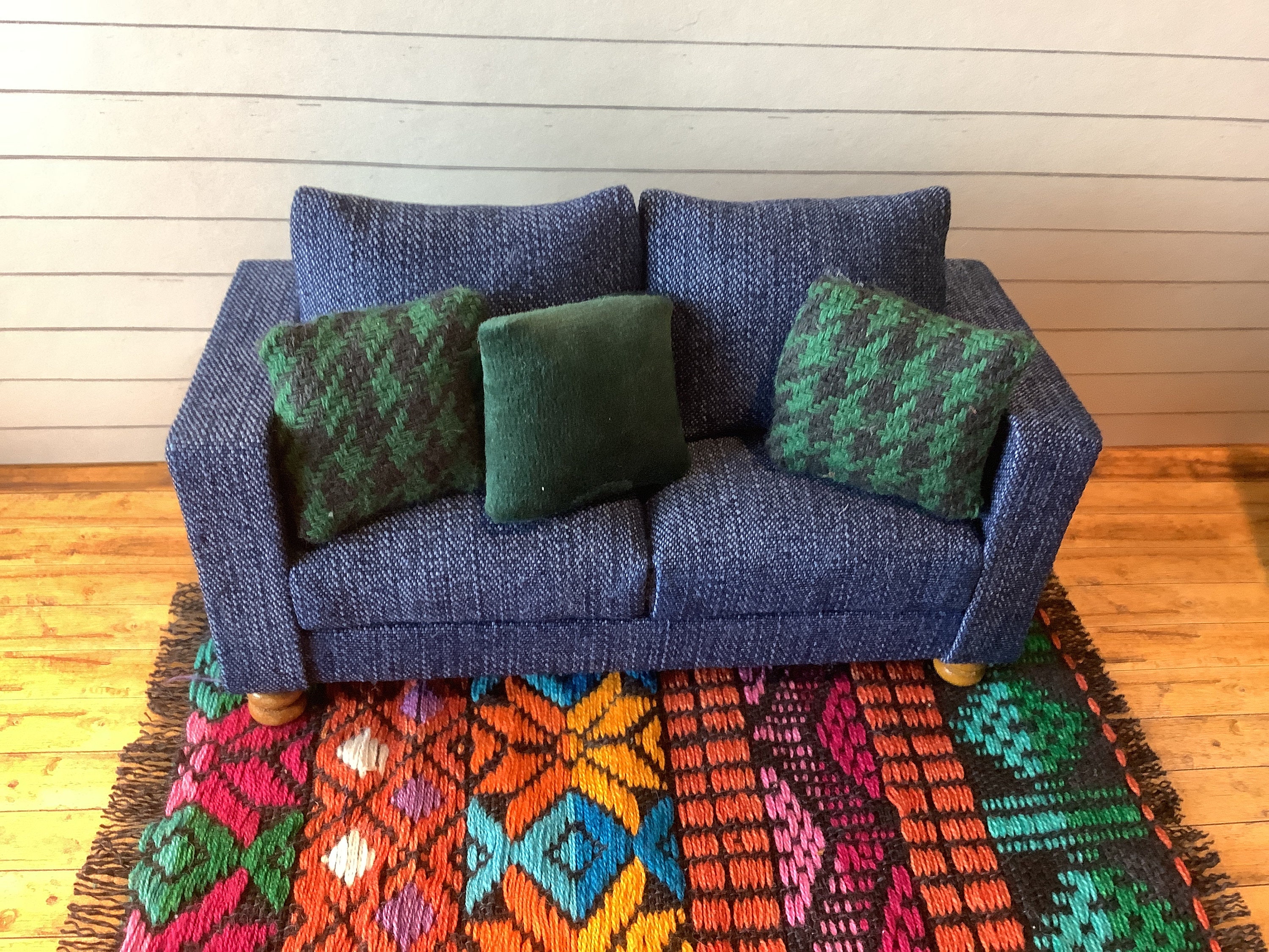 Yuu 様専用♡ミニチュアソファー♡デニム ドールハウス ミニチュア