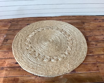Miniature/Dollhouse Jute Rug in Three Sizes