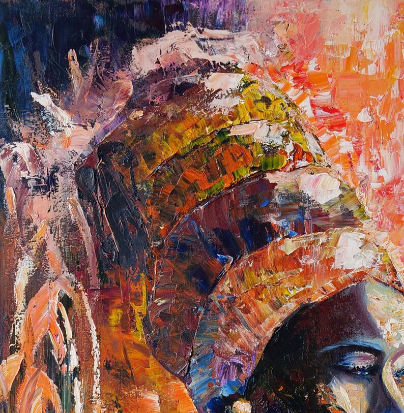 Modern African American Wall Art Fashion Black Woman Art Home Etsy