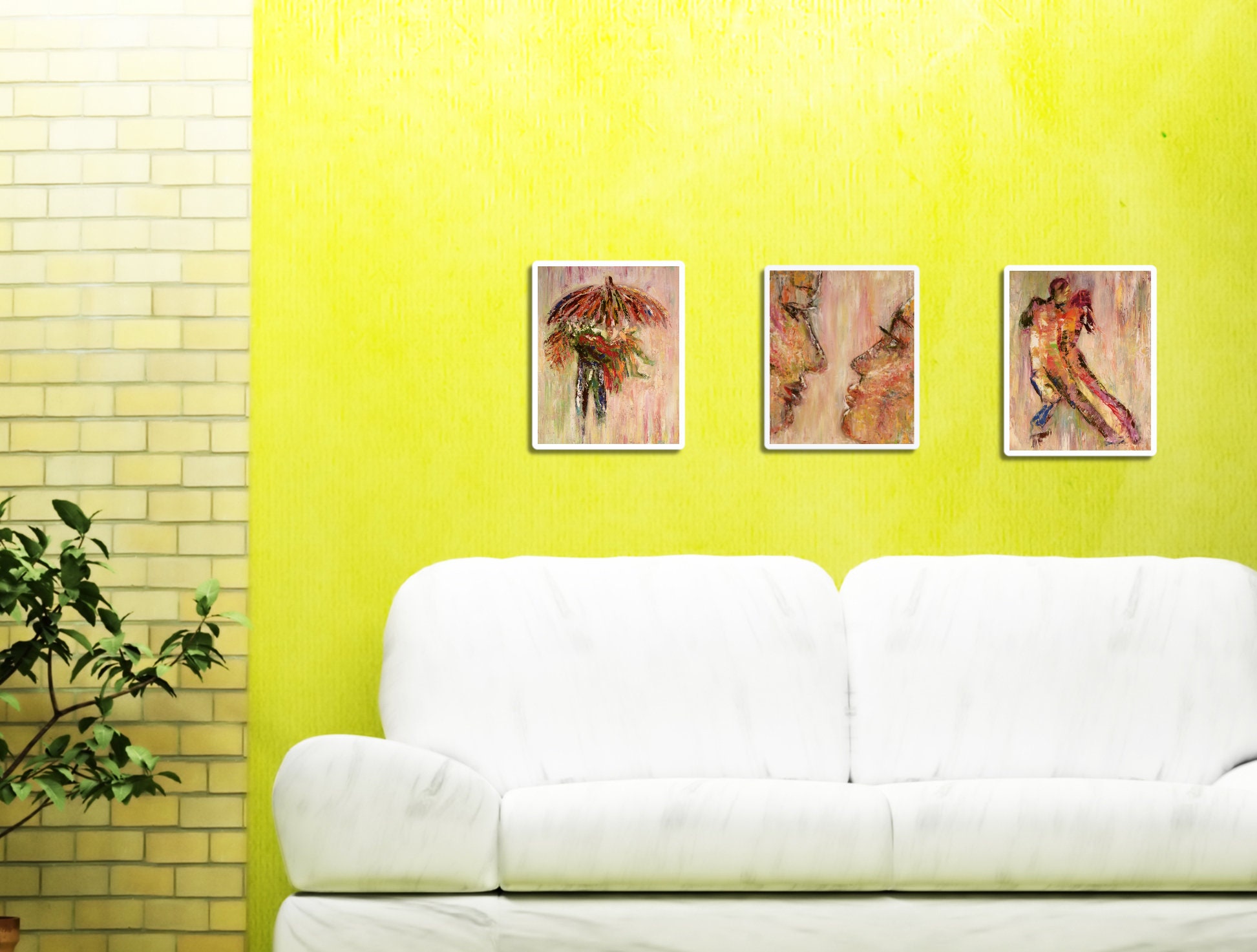 Wohnzimmer Wandkunst Original Malerei Leinwand abstrakte Kunst | Etsy