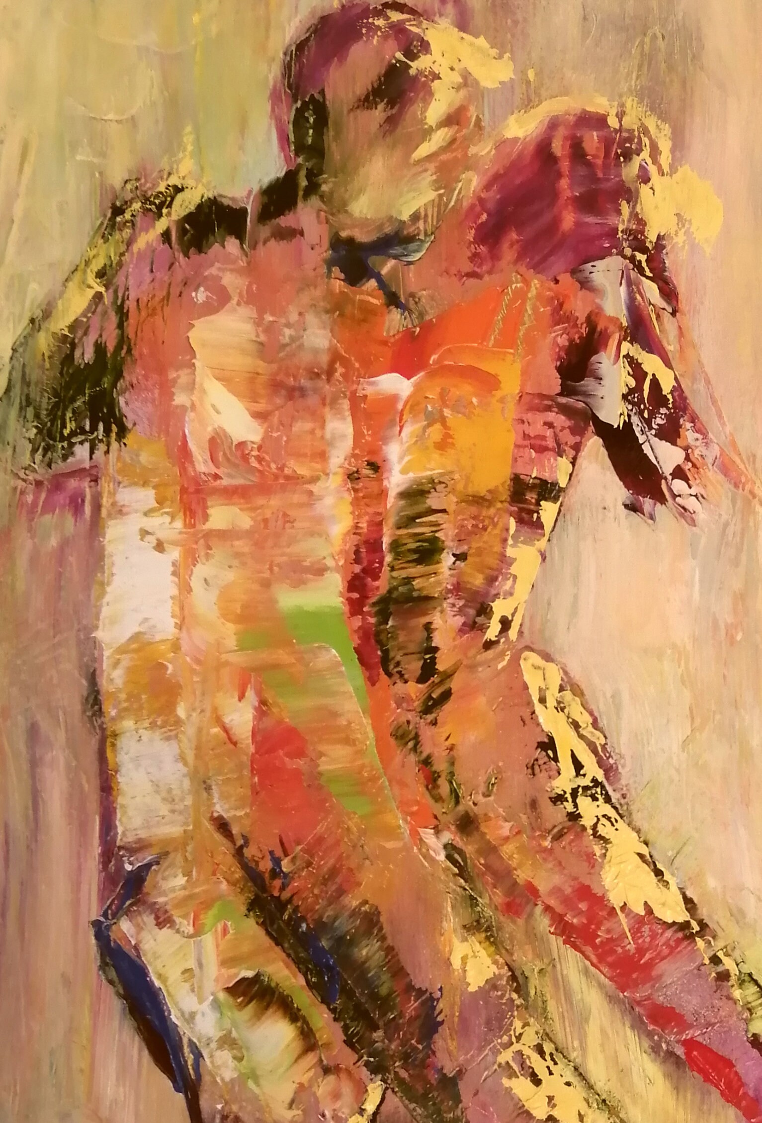 Wohnzimmer Wandkunst Original Malerei Leinwand abstrakte Kunst | Etsy