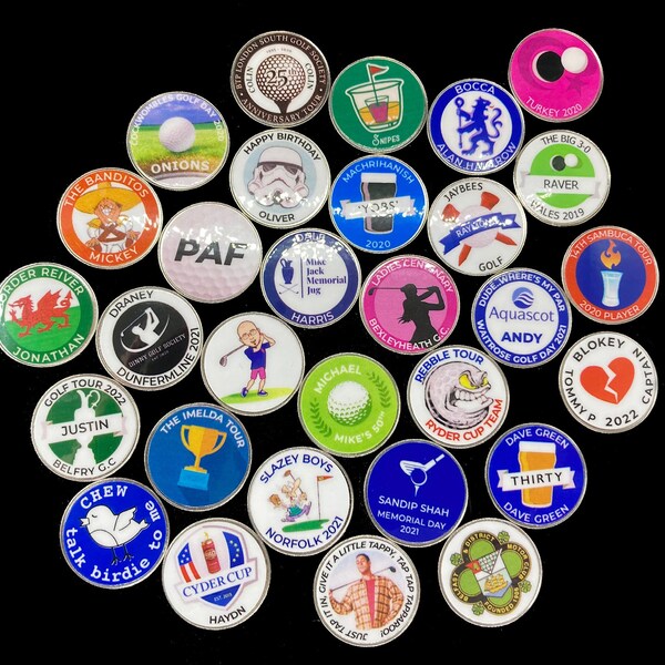 Personalized Golf Ball Marker Etsy UK