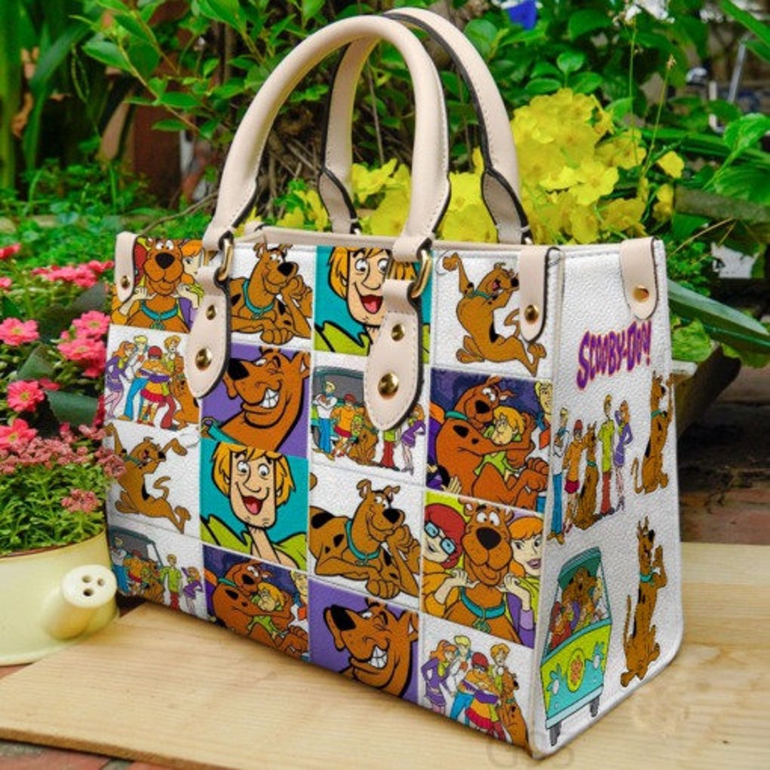 Scooby Doo Leather Handbag,women Scooby Doo Handbag, Scooby Doo Bags ...